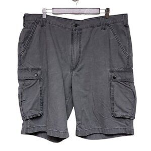 Carhartt Relaxed Fit Grey Cargo Denim Jean Shorts Men's Size 42